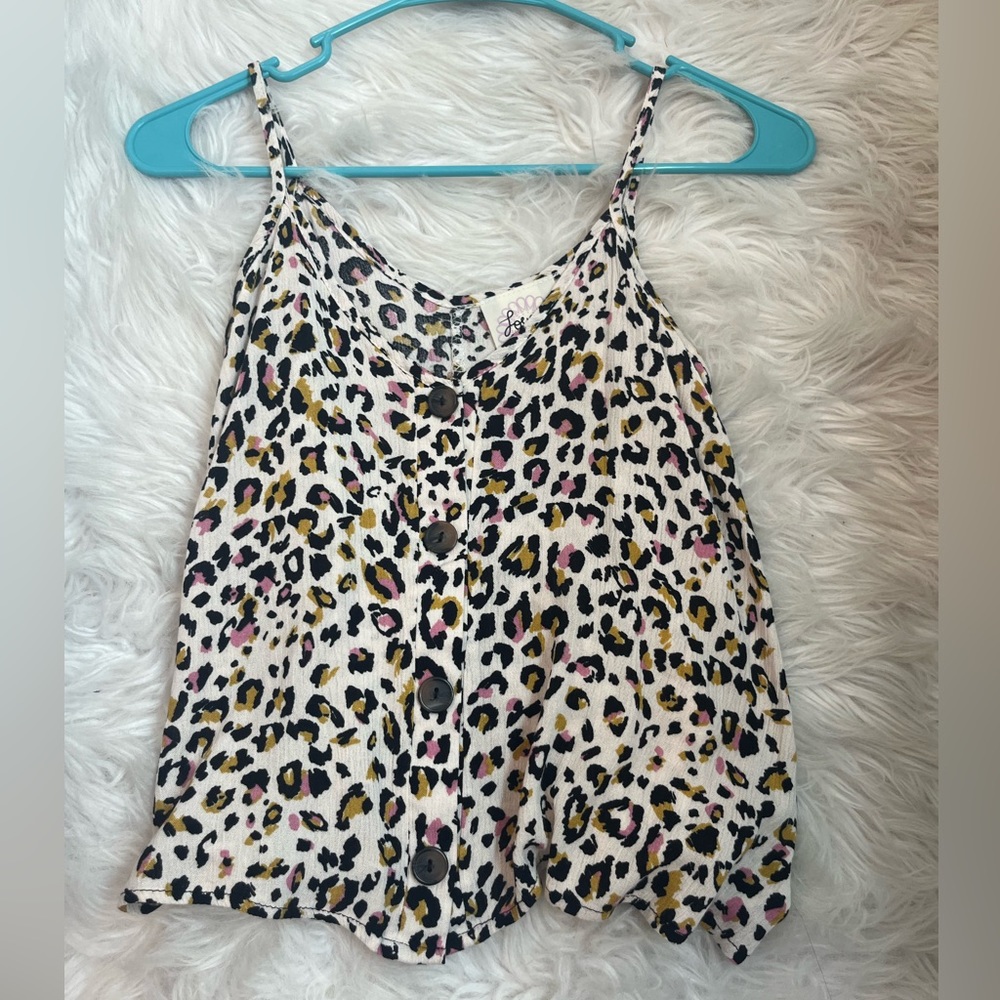 Leopard boutique top